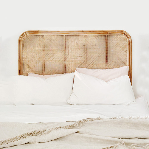 Buy store rattan bedhead